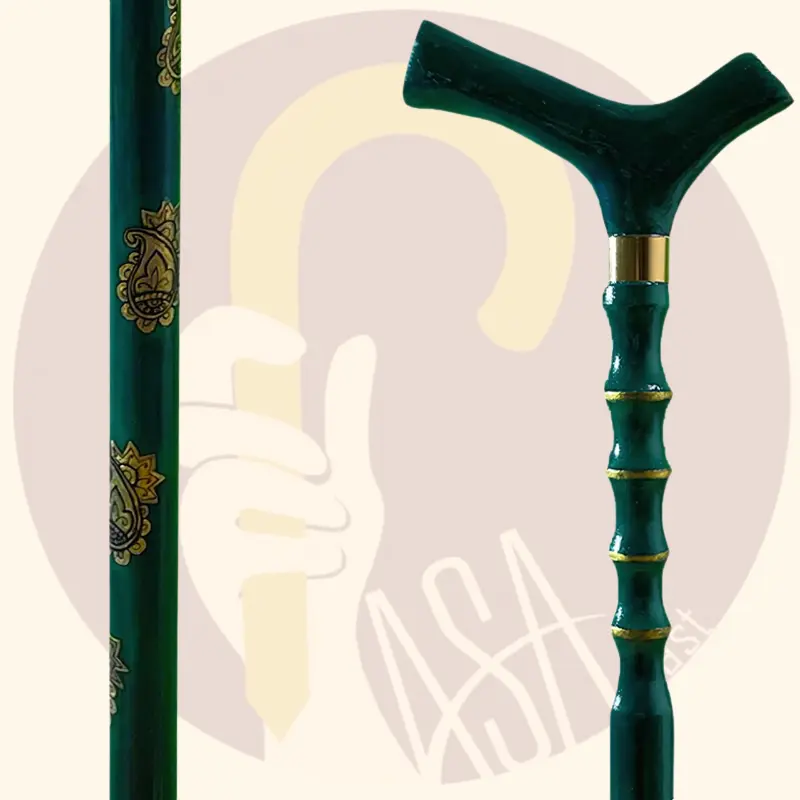 Termeh Jade Cane