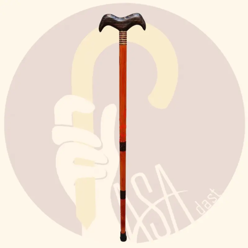 Athena Model Cane with Figurine Handle Greek Design - تصویر 4