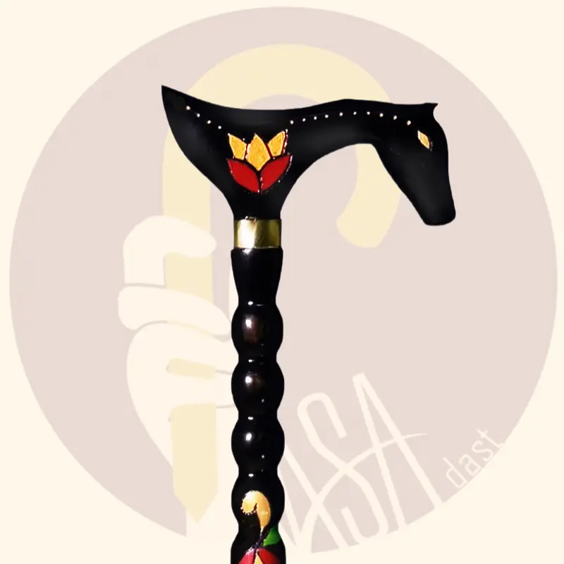 Thoroughbred Horse Design Cane - تصویر 2